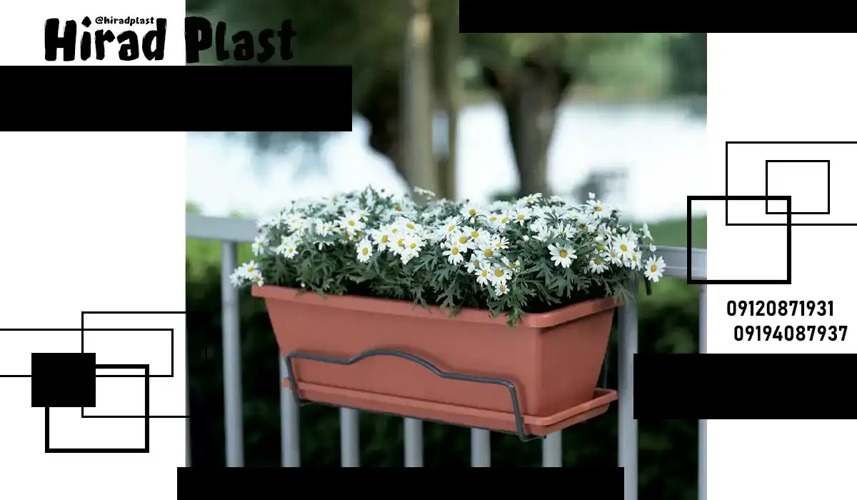 قیمت گلدان مستطیلی