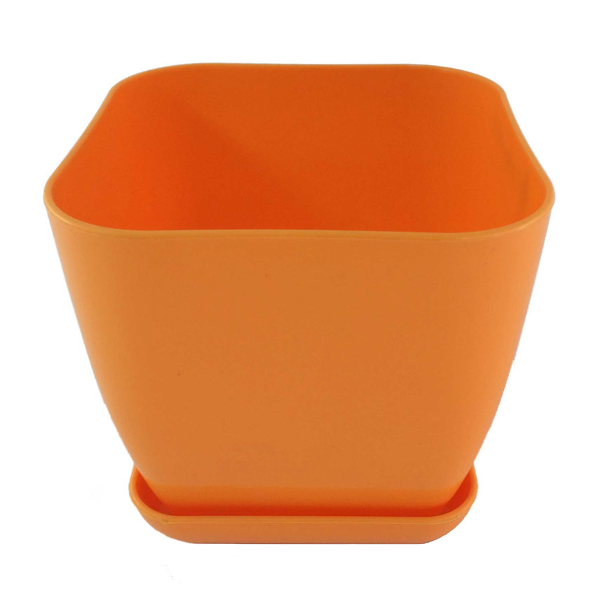 خرید اینترنتی گلدان پلاستیکی مربعی