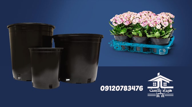 گلدان پلاستیکی گلخانه