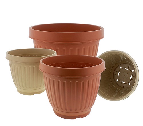 گلدان پلاستیکی بزرگ