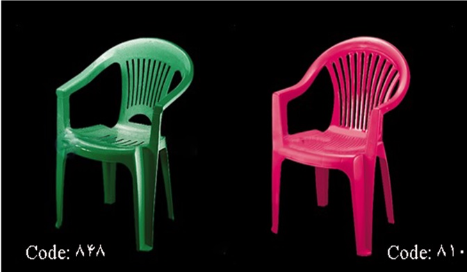 صندلی پلاستیکی دسته دار