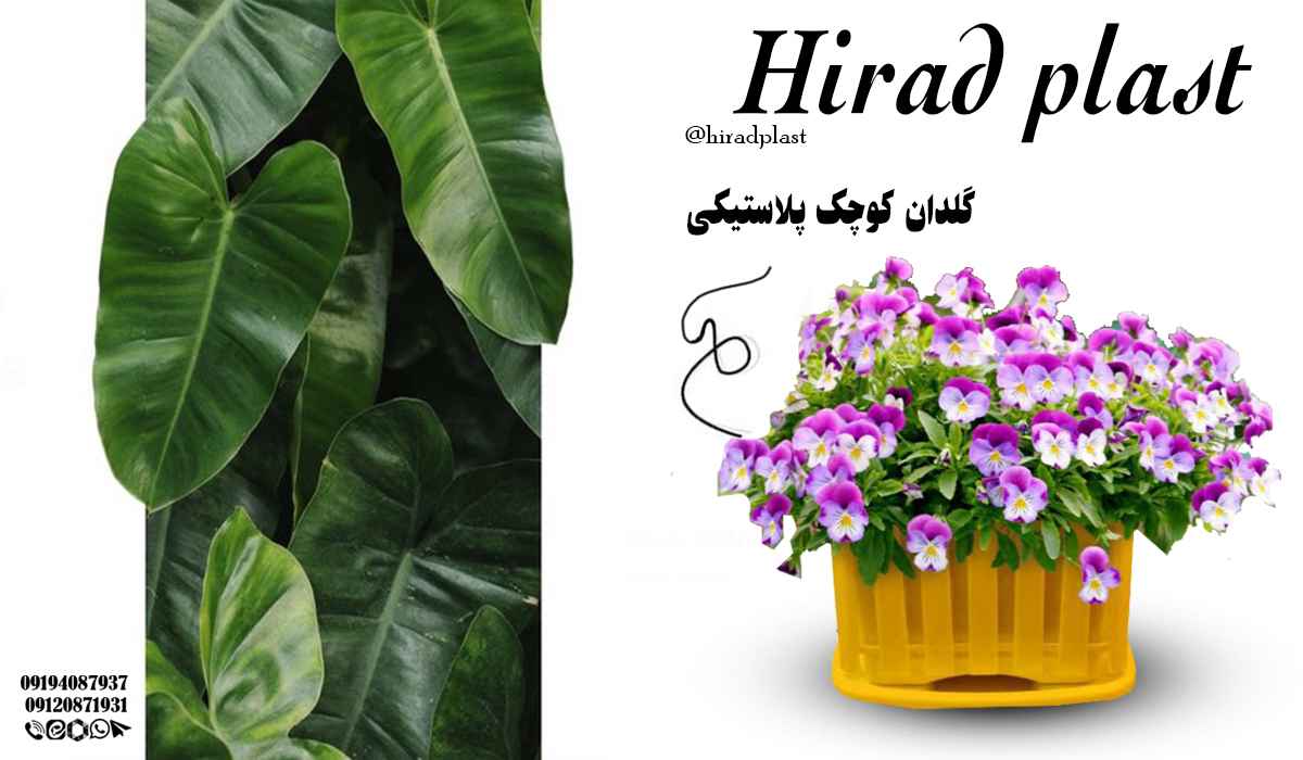 گلدان پلاستیکی ریلی