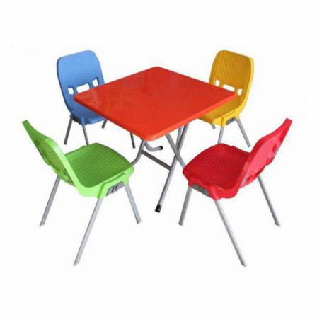 ارائه انواع صندلی پلاستیکی باغی پایه فلزی 