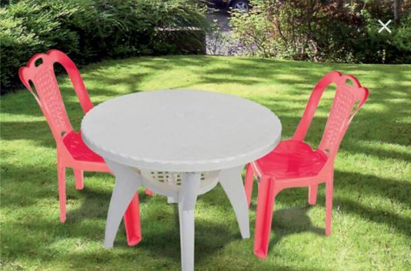 توزیع کننده میز پلاستیکی بیضی 6 نفره 