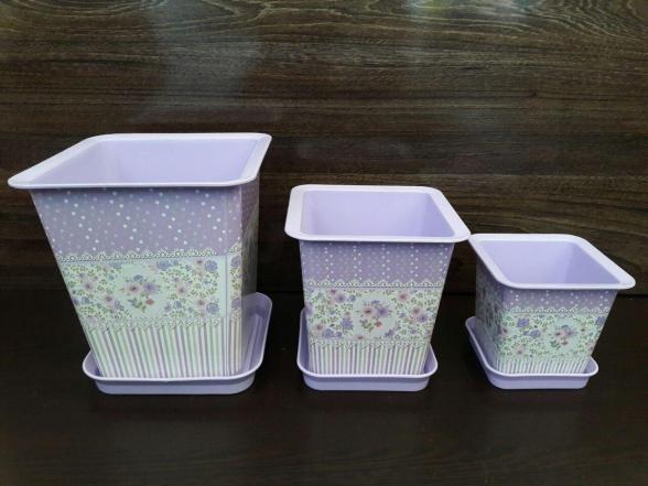 نحوه خرید گلدان پلاستیکی طرح دار