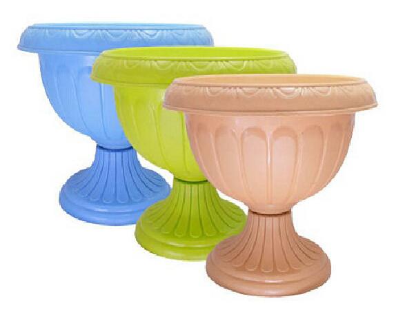 گلدان پلاستیکی رنگی