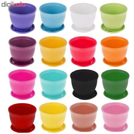 قیمت انواع گلدان پلاستیکی رنگی