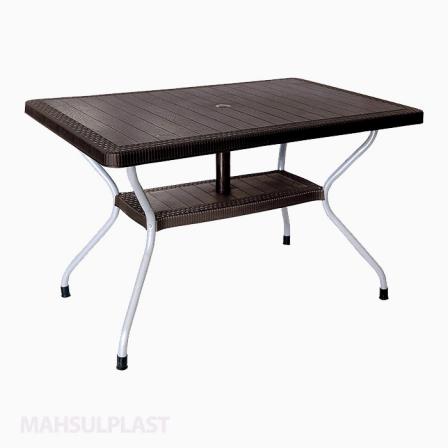 توزیع کننده میز پلاستیکی پایه فلزی