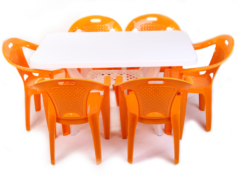 معتبرترین مراکز فروش میز پلاستیکی 6 نفره