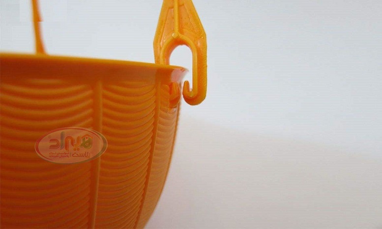 گلدان پلاستیکی حصیری