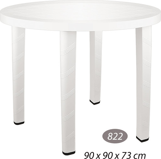 میز پلاستیکی گرد