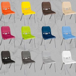 صندلی پلاستیکی پایه فلزی