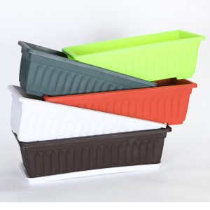 گلدان پلاستیکی طولی