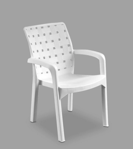 plastic chair with arm