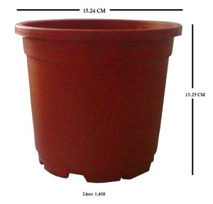 گلدان پلاستیکی سطل زباله