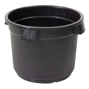 گلدان پلاستیکی سیاه