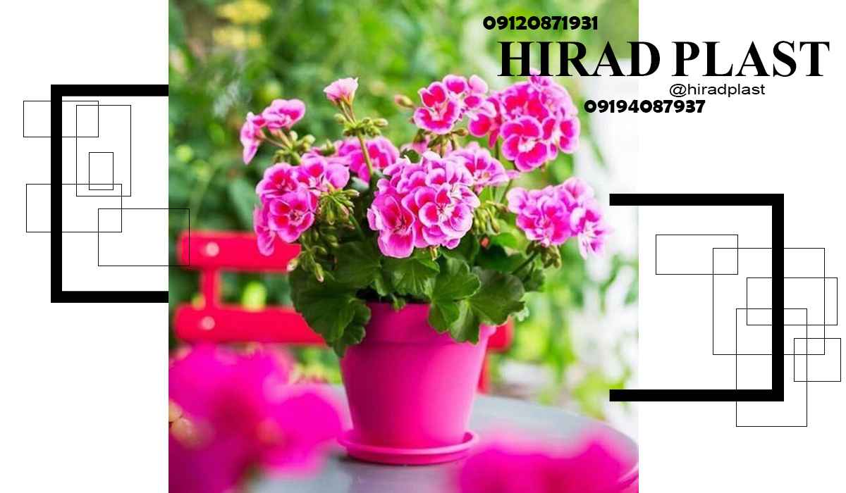 گلدان پلاستیکی گرد