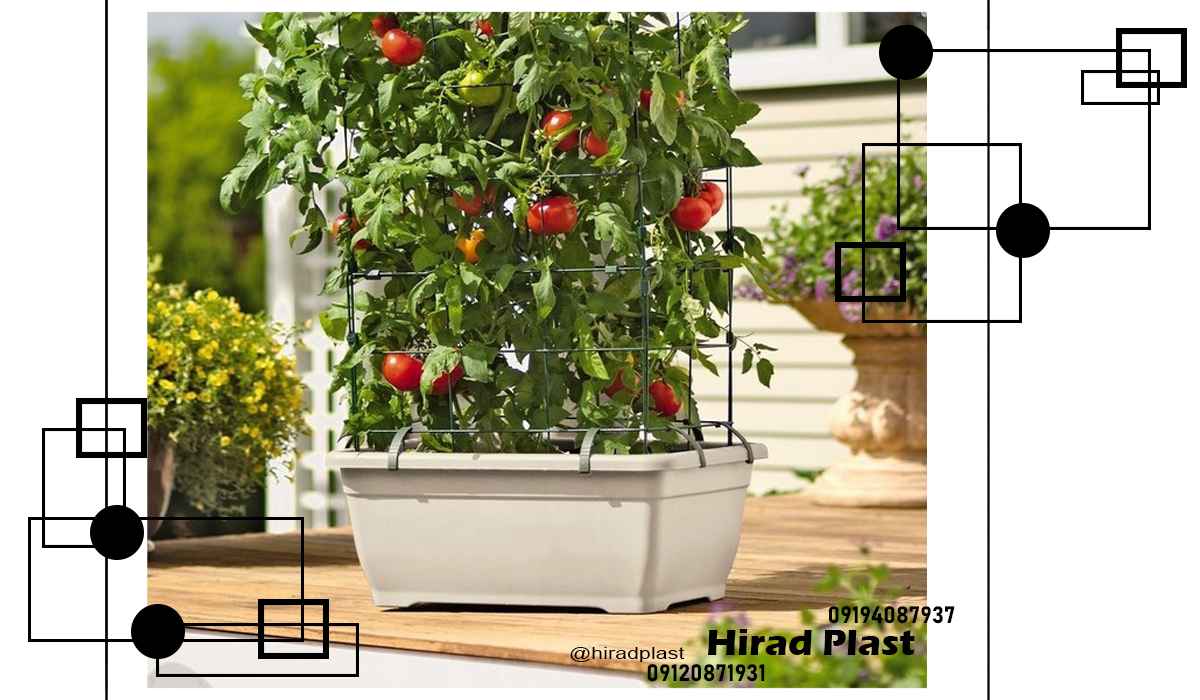 گلدان پلاستیکی مستطیلی