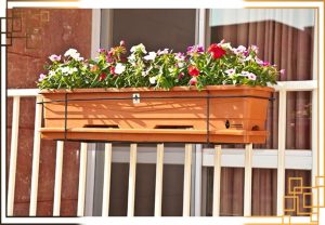 گلدان پلاستیکی نرده ای ارزان در فروشگاه ترب