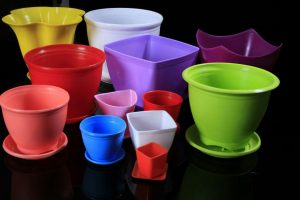 خرید گلدان پلاستیکی رنگی ارزان