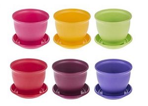 بررسی قیمت گلدان های پلاستیکی رنگی