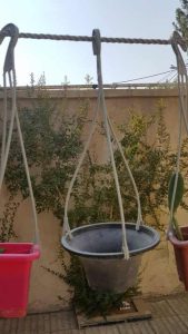 خرید گلدان پلاستیکی رنگی آویز