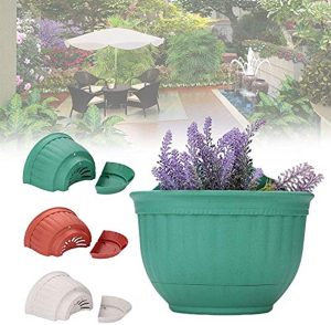 گلدان های پلاستیکی رنگی دیواری: