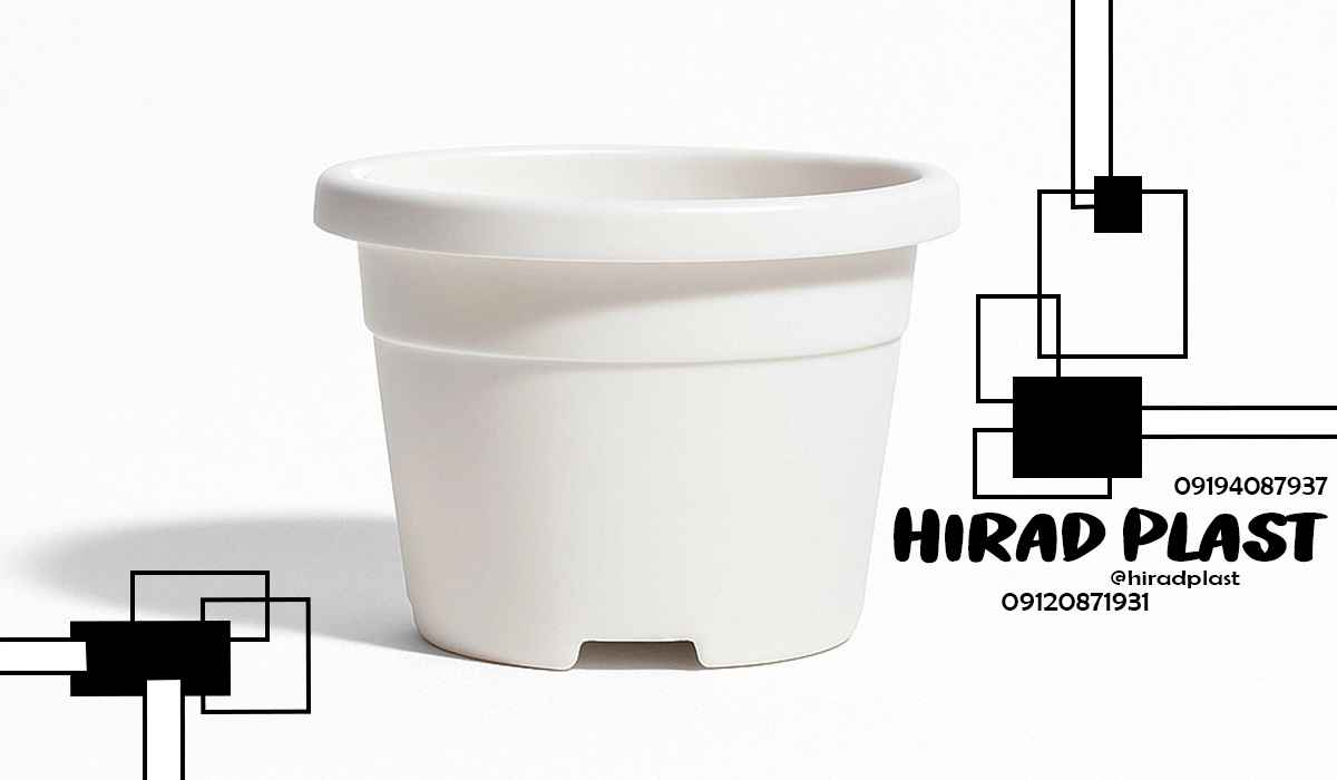 گلدان پلاستیکی گلسرخ