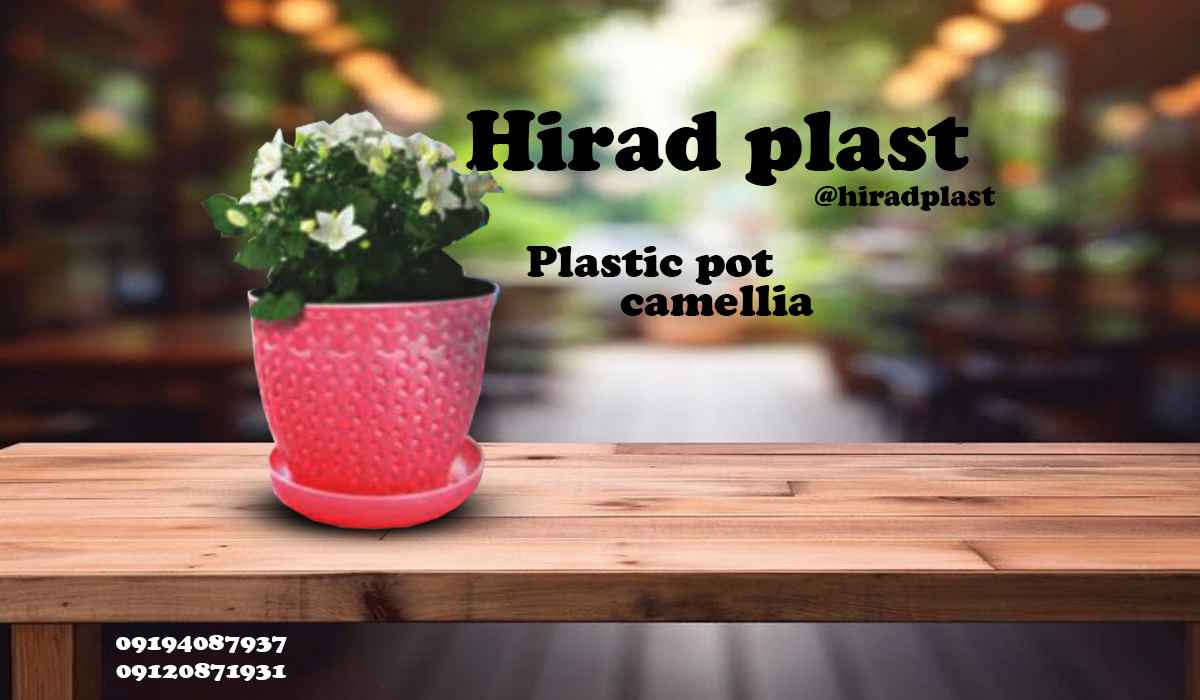 گلدان پلاستیکی رنگی