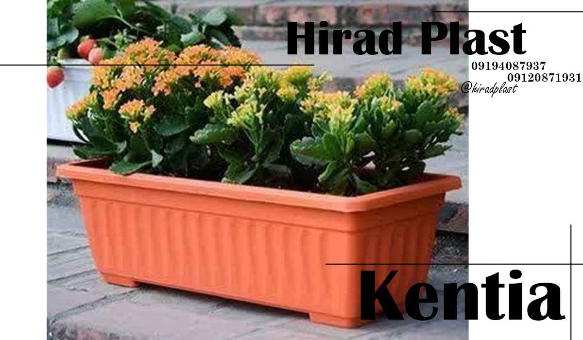 گلدان پلاستیکی مستطیلی