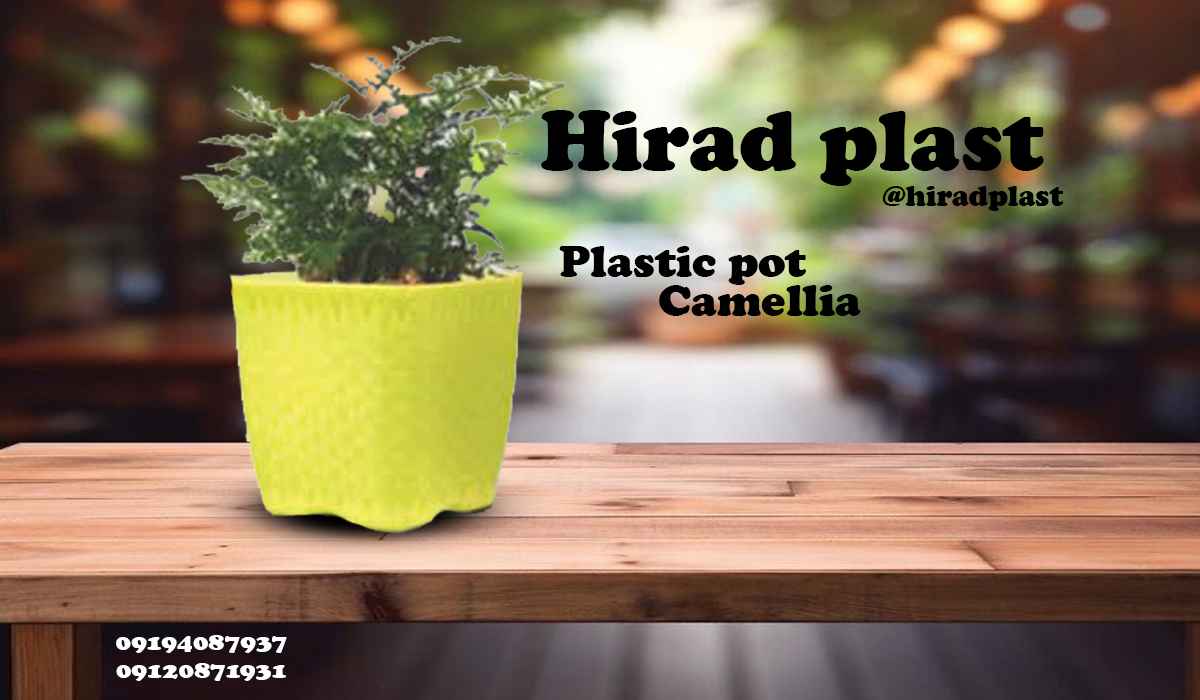 گلدان پلاستیکی گرد کوچک