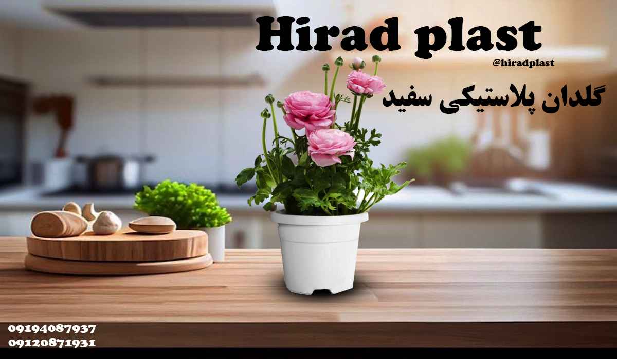 گلدان پلاستیکی گلسرخ