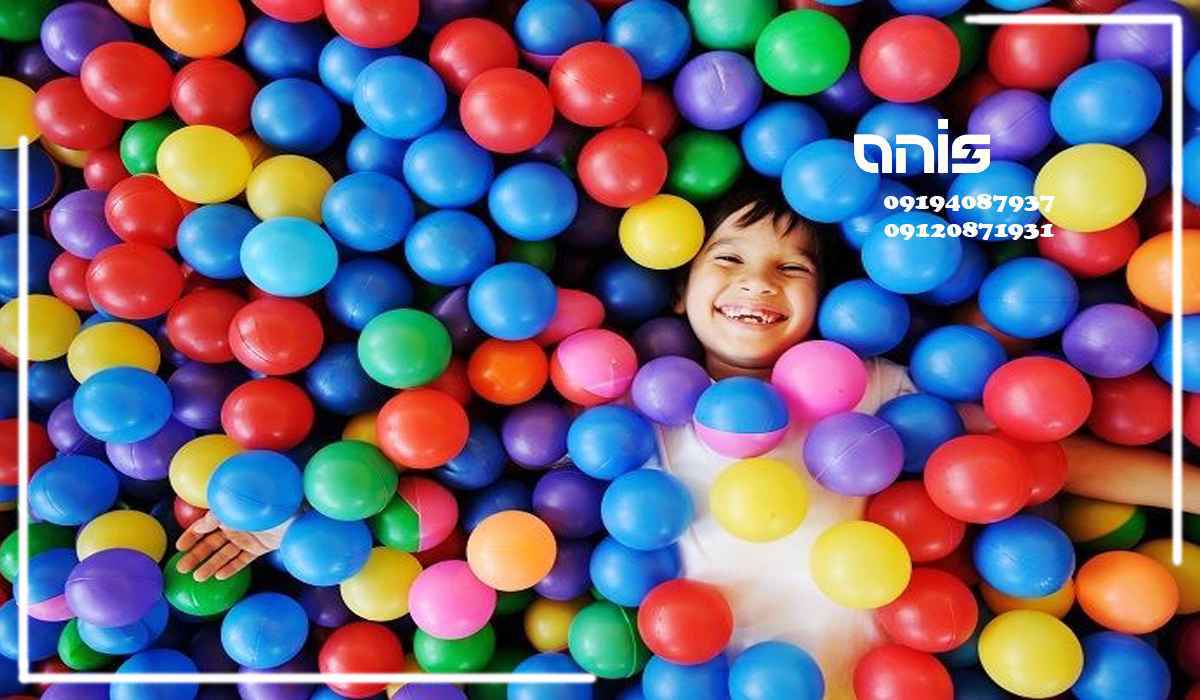 توپ پلاستیکی رنگی استخری