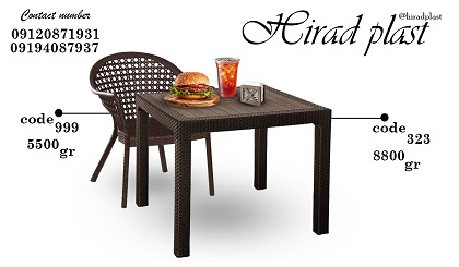 میز و صندلی پلاستیکی عمده