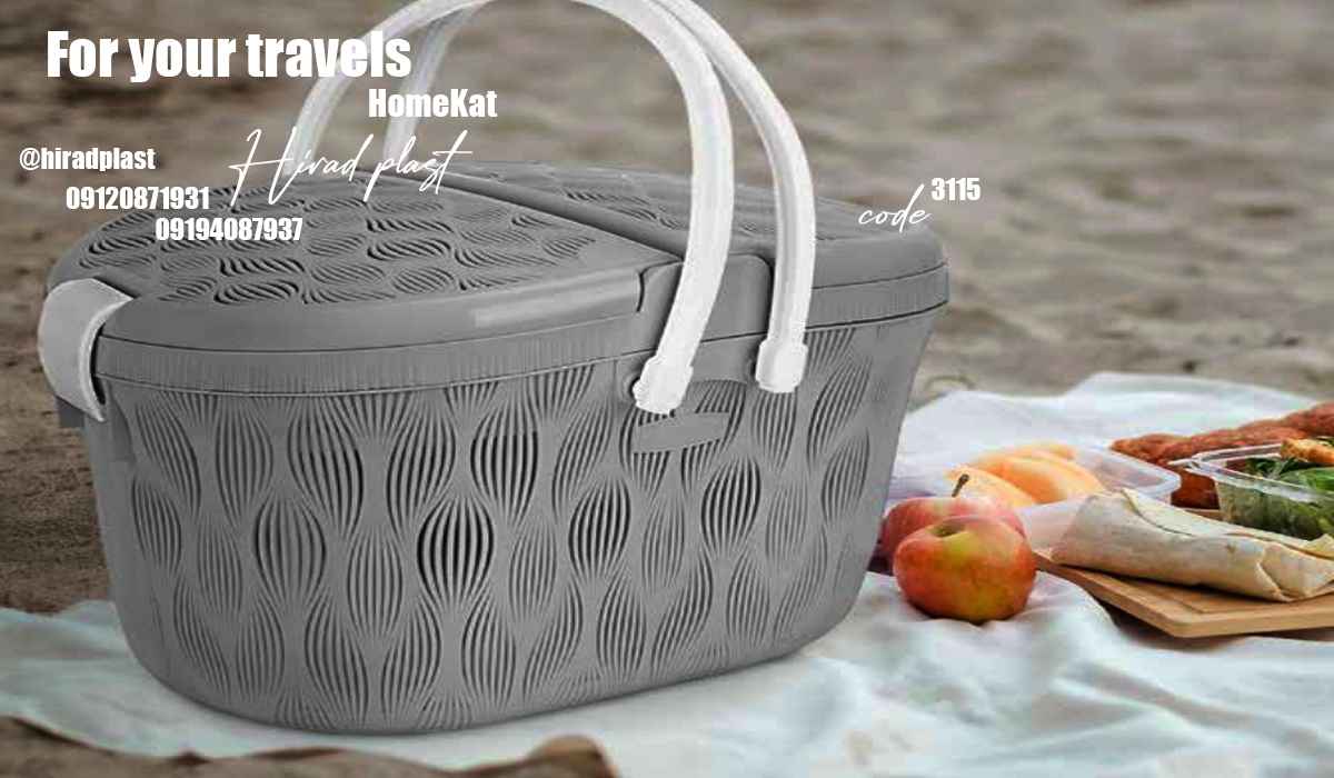 سبد پیک نیک پلاستیکی