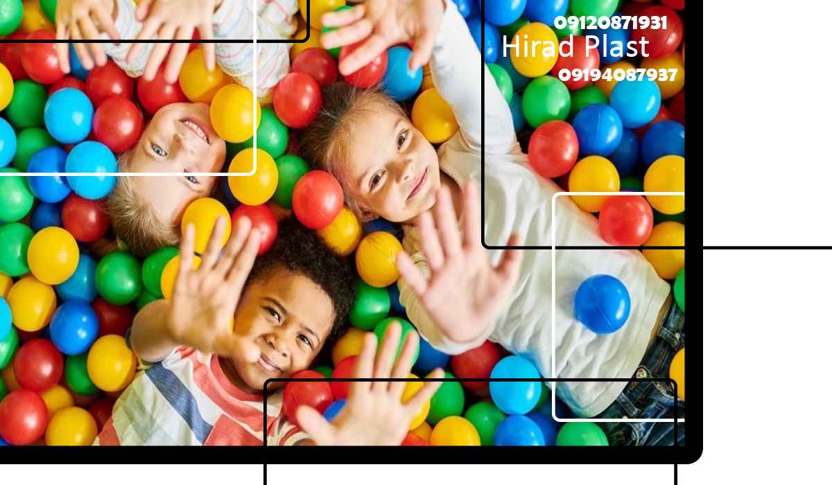 توپ پلاستیکی رنگی