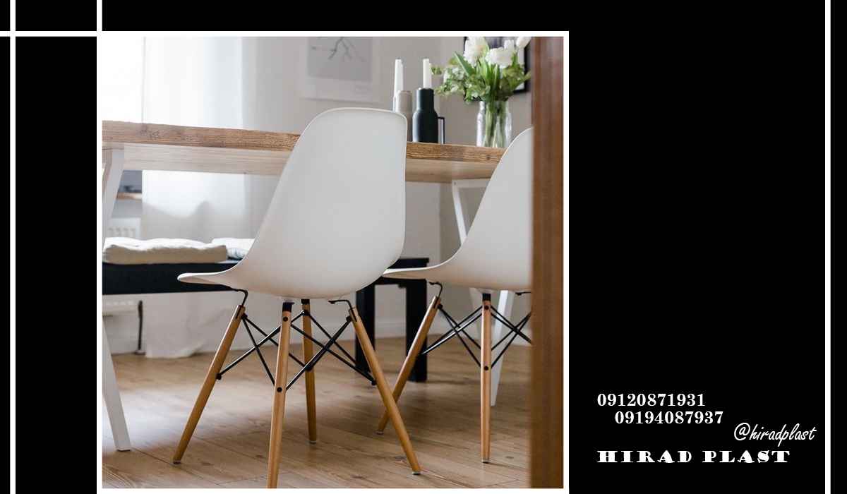 صندلی پایه چوبی