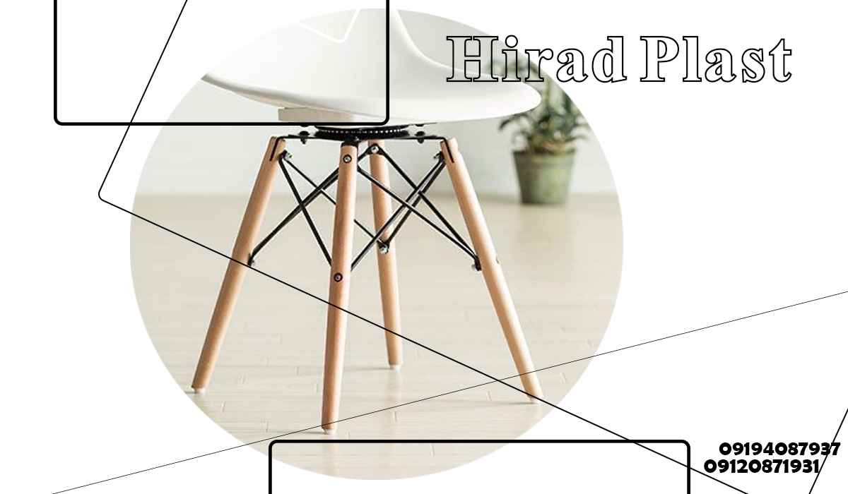 میز و صندلی پایه چوبی