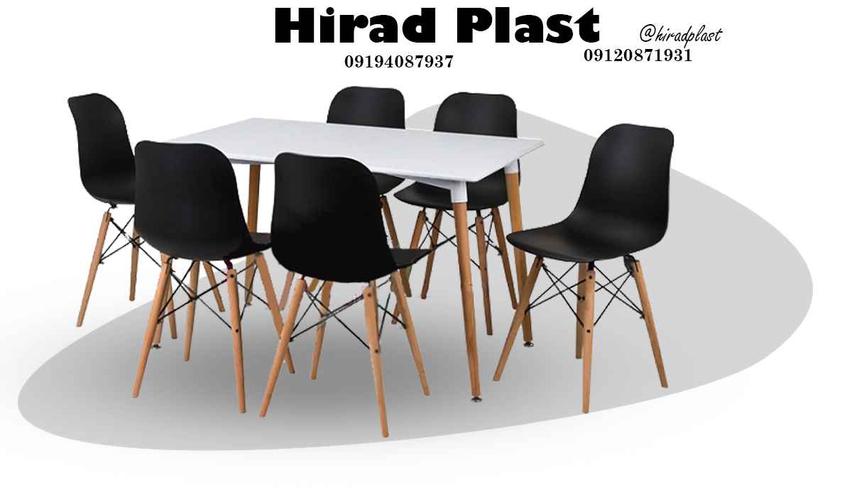 میز و صندلی پللاستیکی 6 نفره