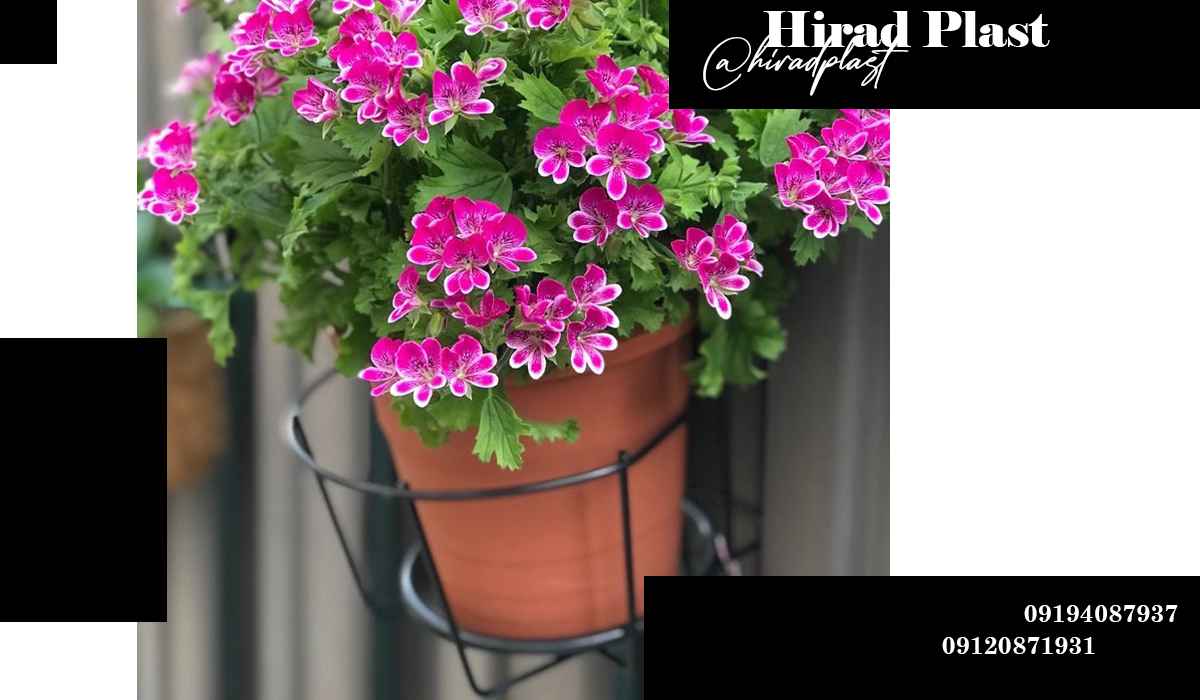 گلدان پلاستیکی تراس