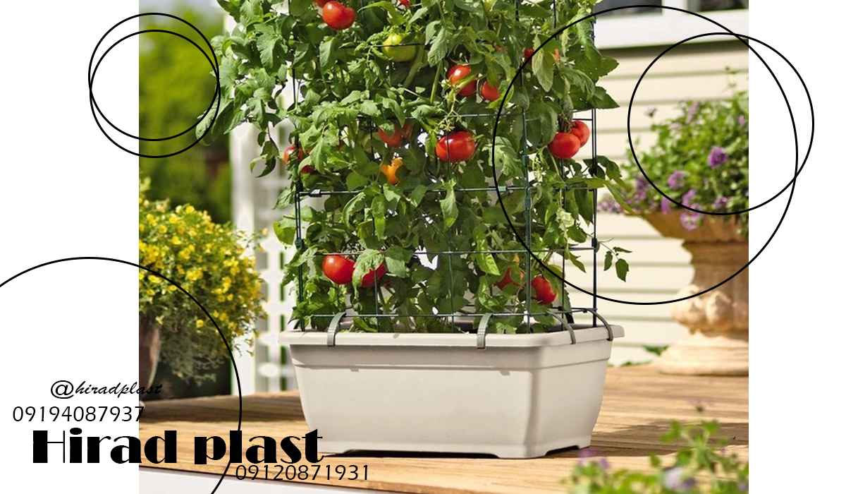 گلدان پلاستیکی مستطیلی