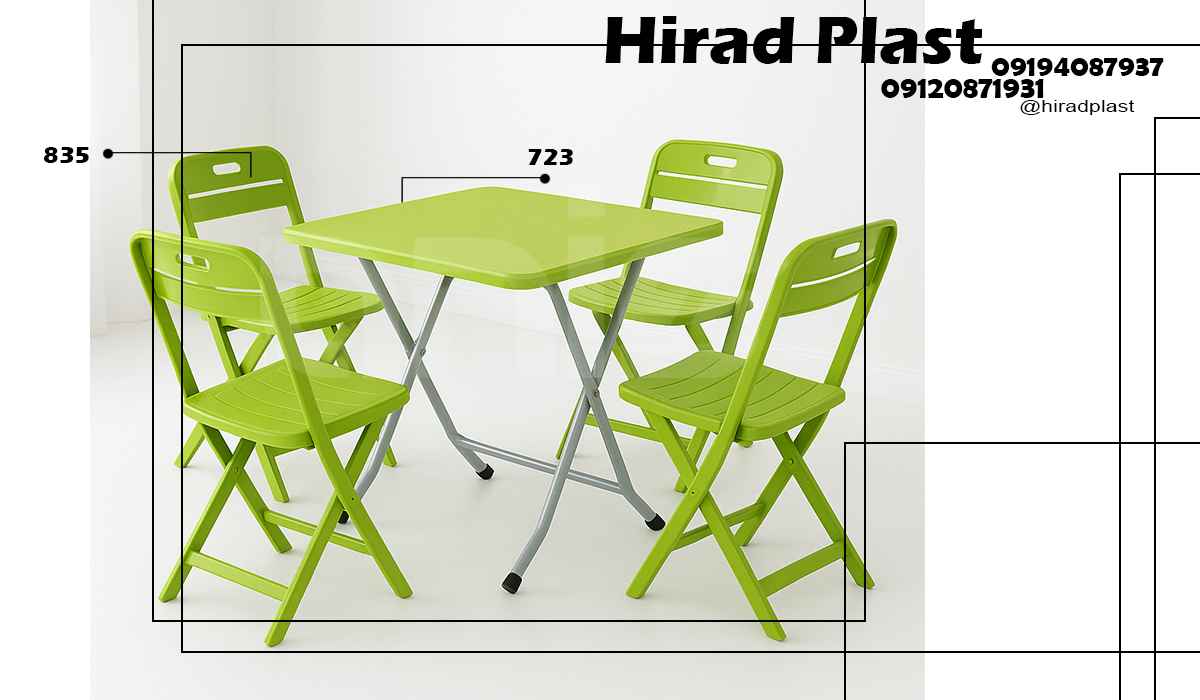میز و صندلی پلاستیکی سفری