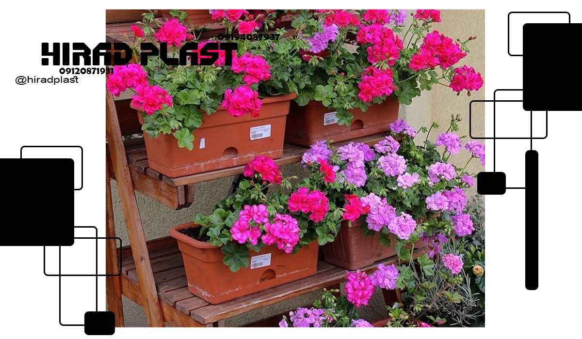 گلدان پلاستیکی عمده