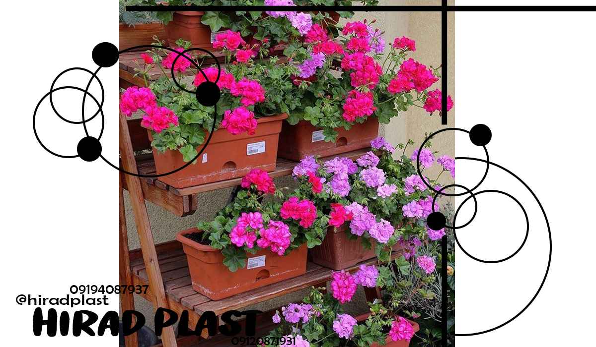 گلدان پلاستیکی عمده