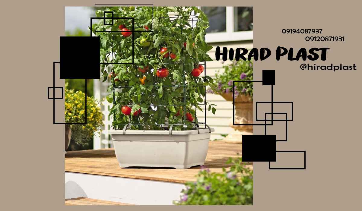 گلدان پلاستیکی مستطیل