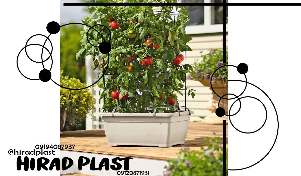 گلدان پلاستیکی مستطیل